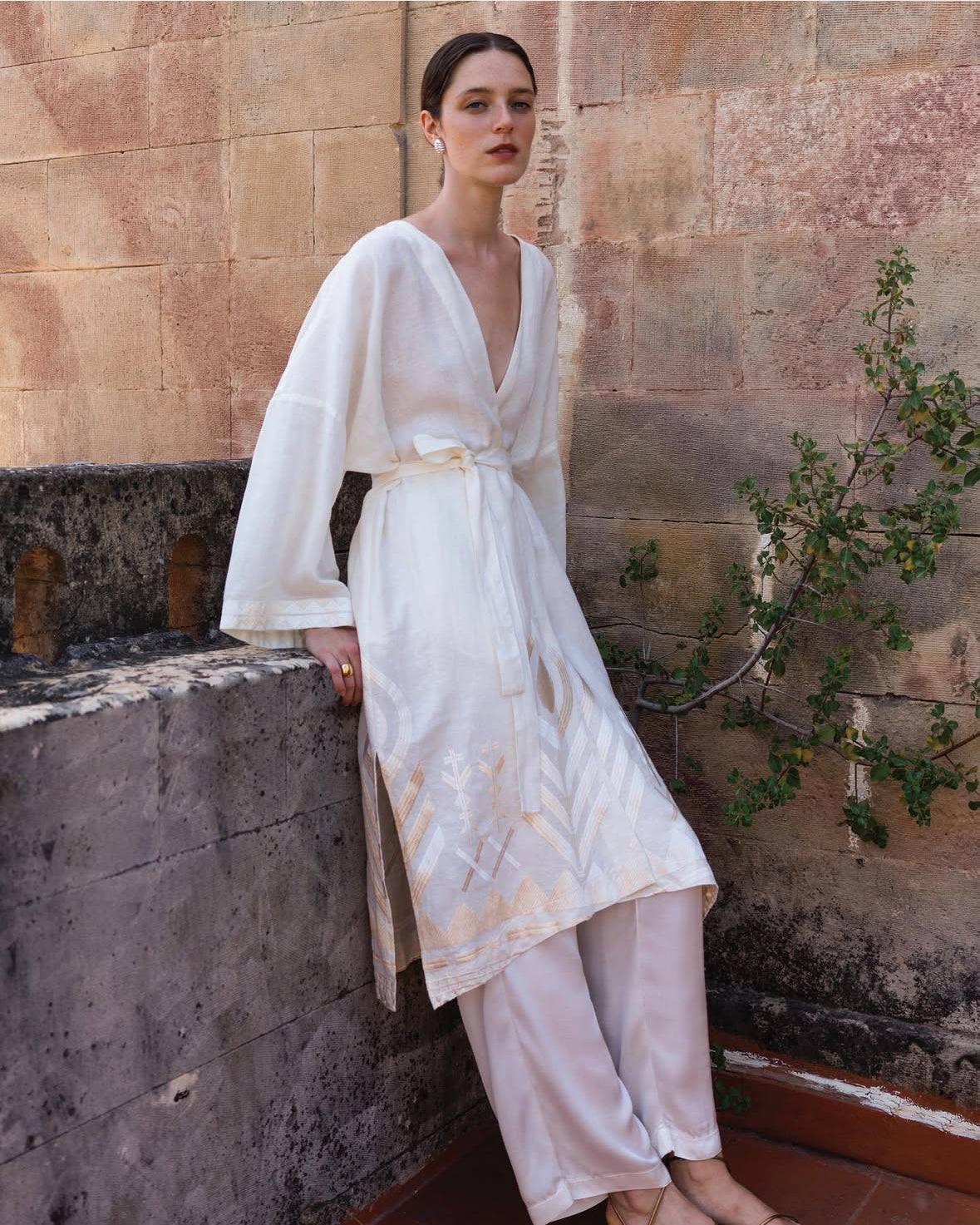 Ensemble kimono pantalon