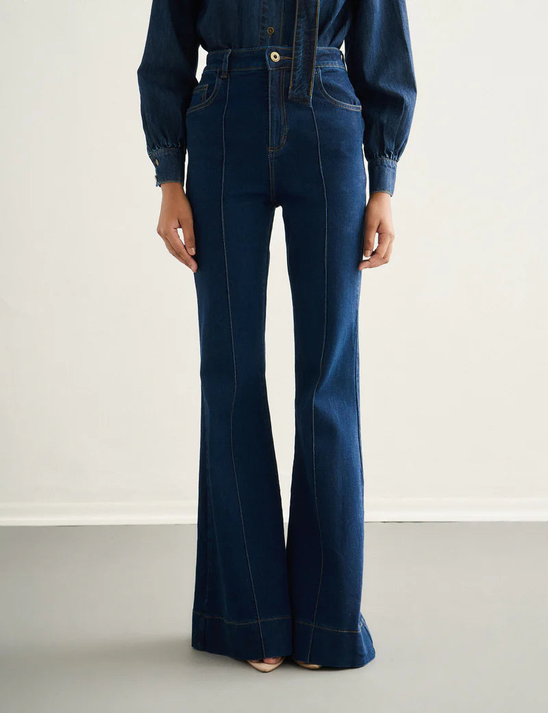 Pantalon en Jean Flaire