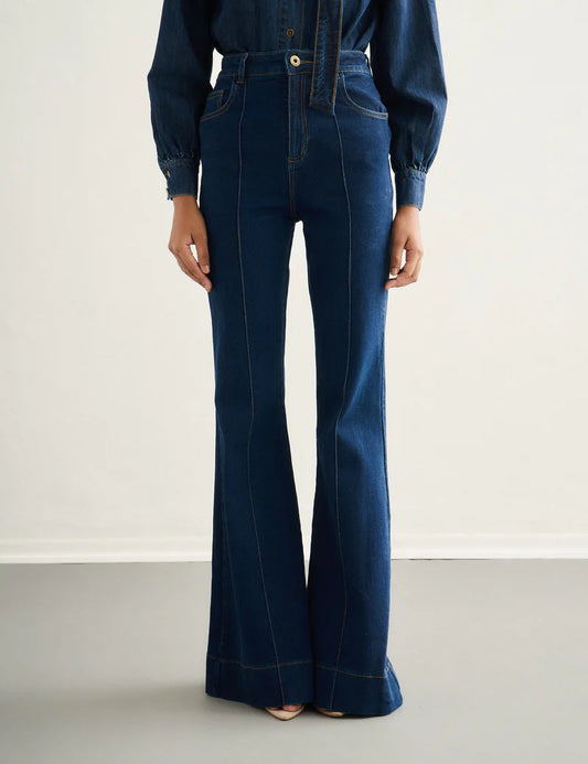 Pantalon en Jean Flaire