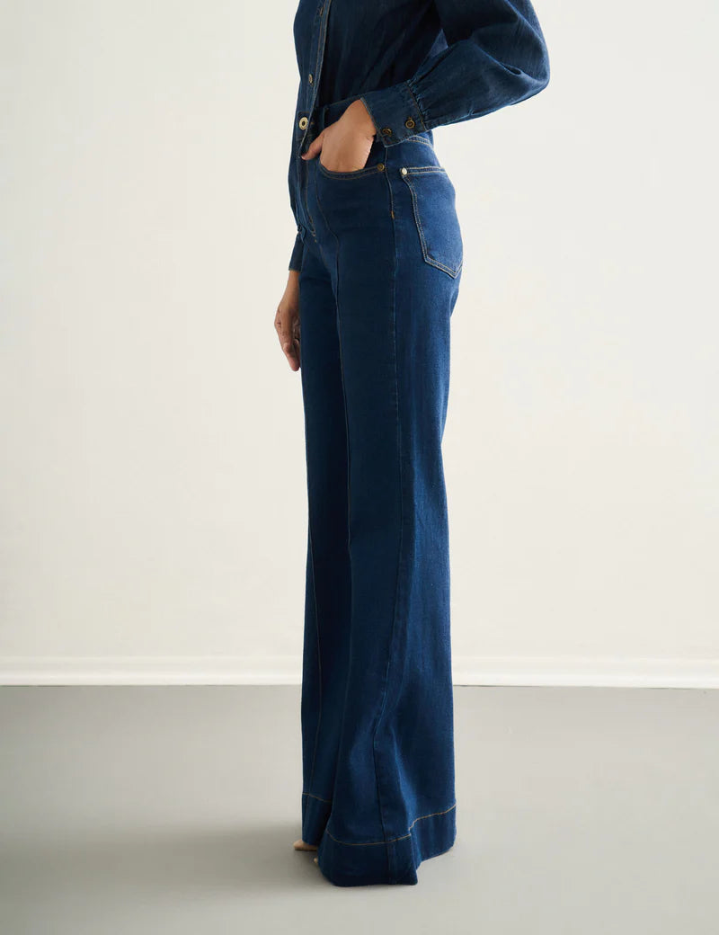 Pantalon en Jean Flaire